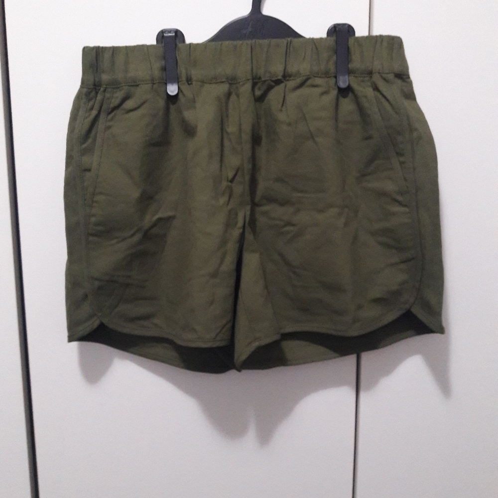 XS NWT Madewell Pull On Shorts Green - Picture 7 of 10